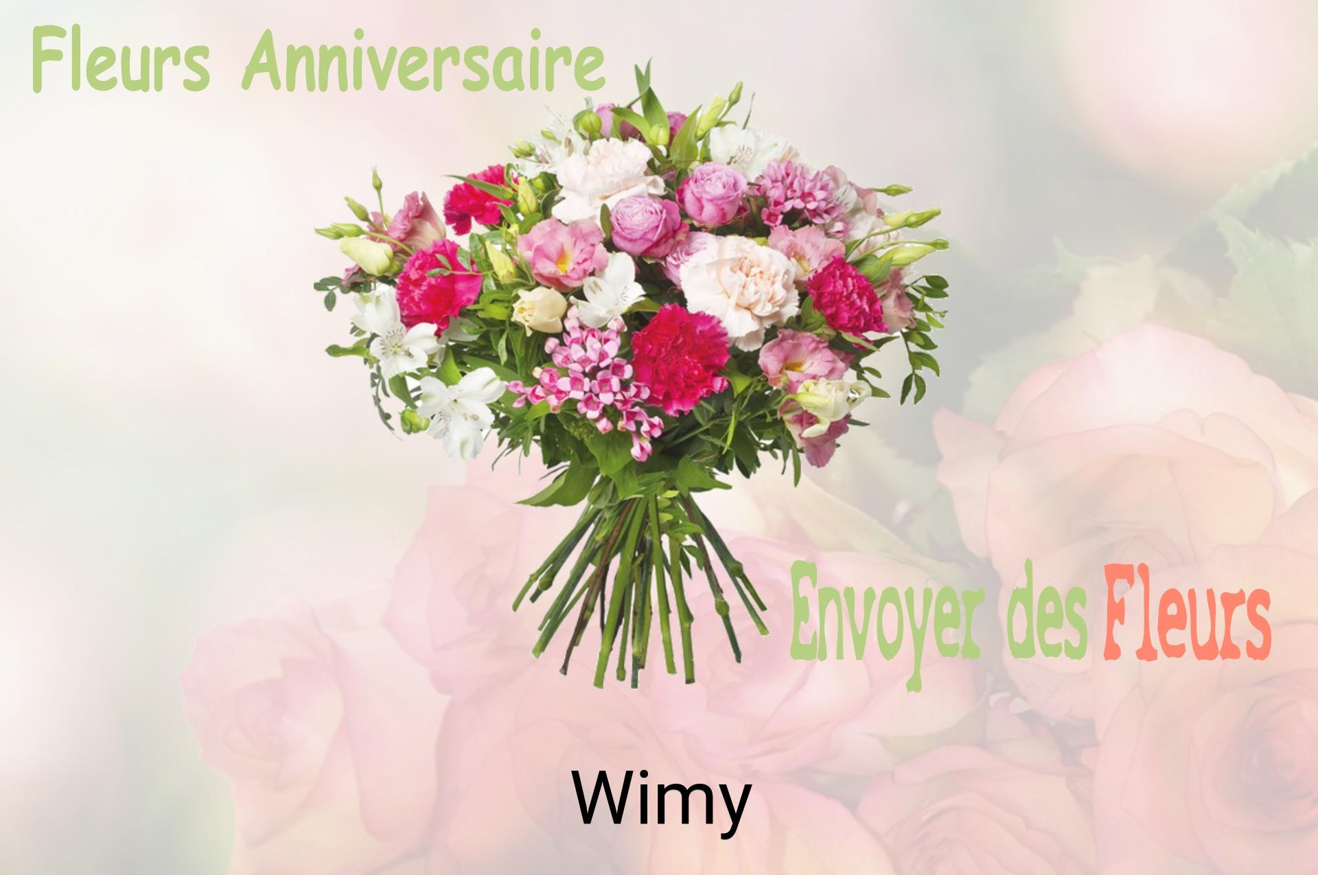 Bouquet de fleurs d’anniversaire livré à Wimy