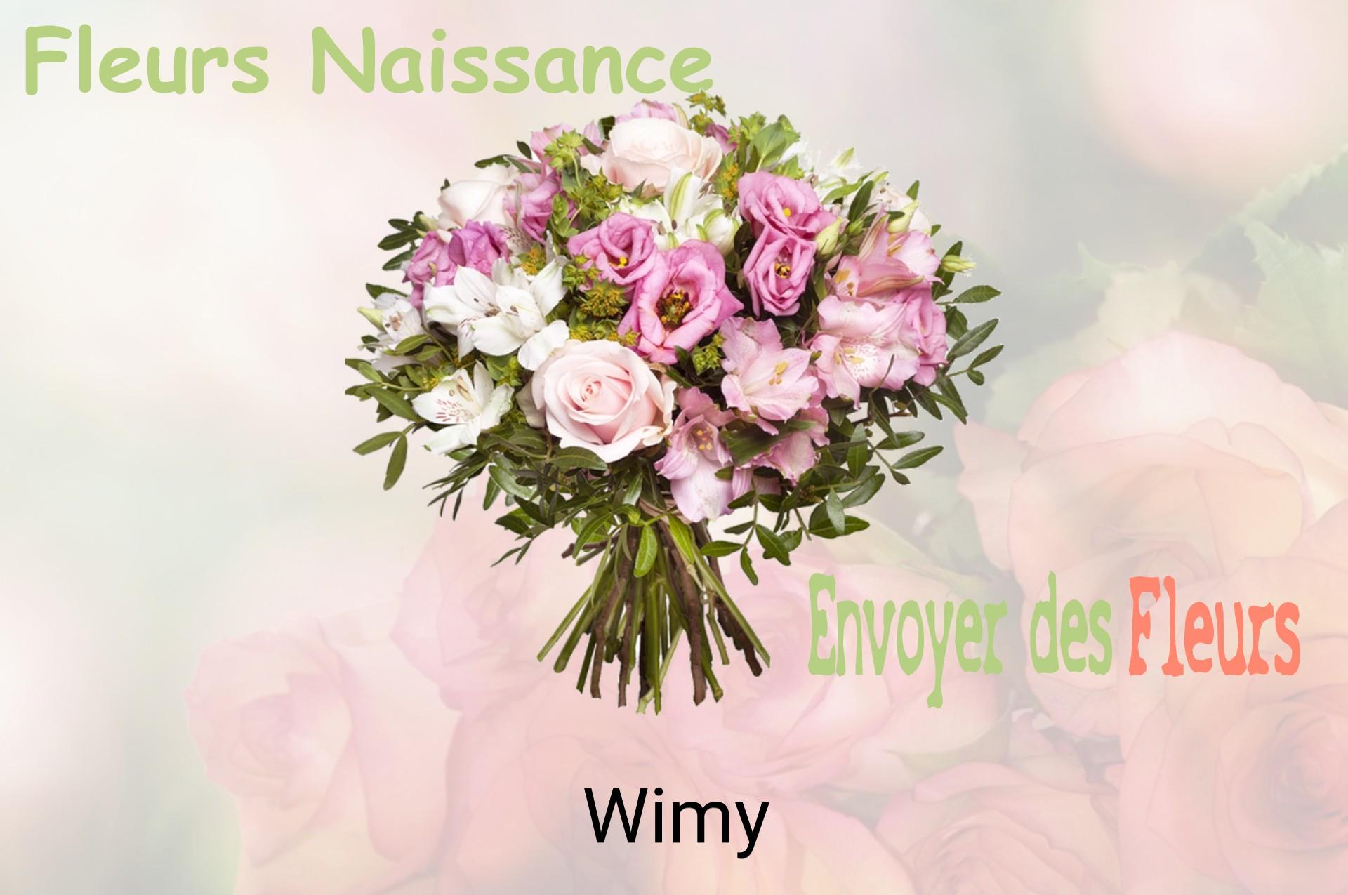 Bouquet de fleurs de naissance livré à Wimy